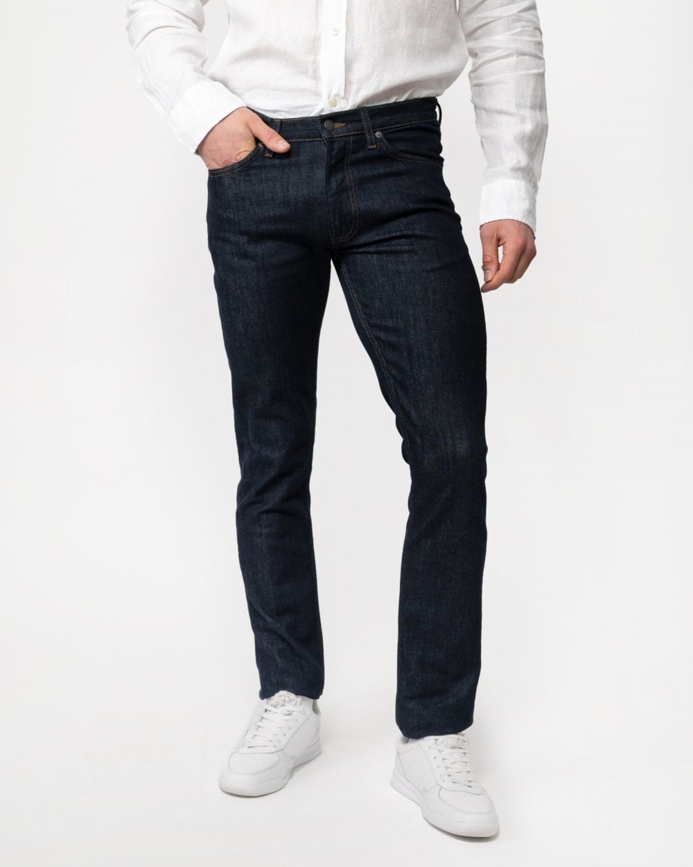 GANT Mens Slim Fit Jeans - 960 Dark Blue - CHO - Designer Mens Jeans
