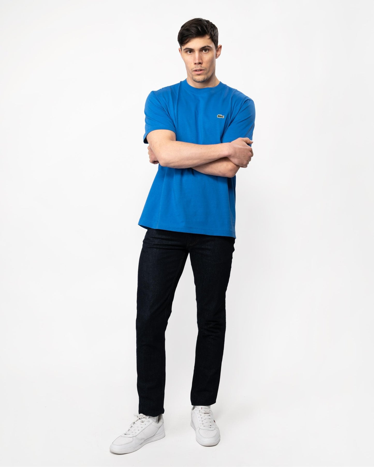 Lacoste Mens Classic Fit Cotton Jersey T-Shirt - Sapphire Blue IXW