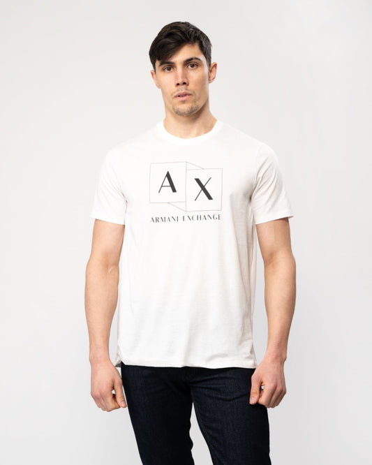 Armani Exchange Mens Graphic Logo T-Shirt