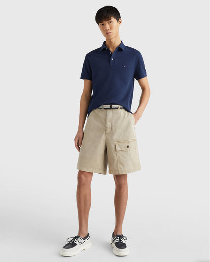 Tommy Hilfiger Core 1985 Slim Mens Polo Shirt - Carbon Navy