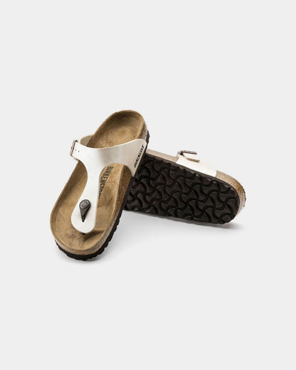Birkenstock Gizeh BF Womens Sandals - Graceful Pearl White