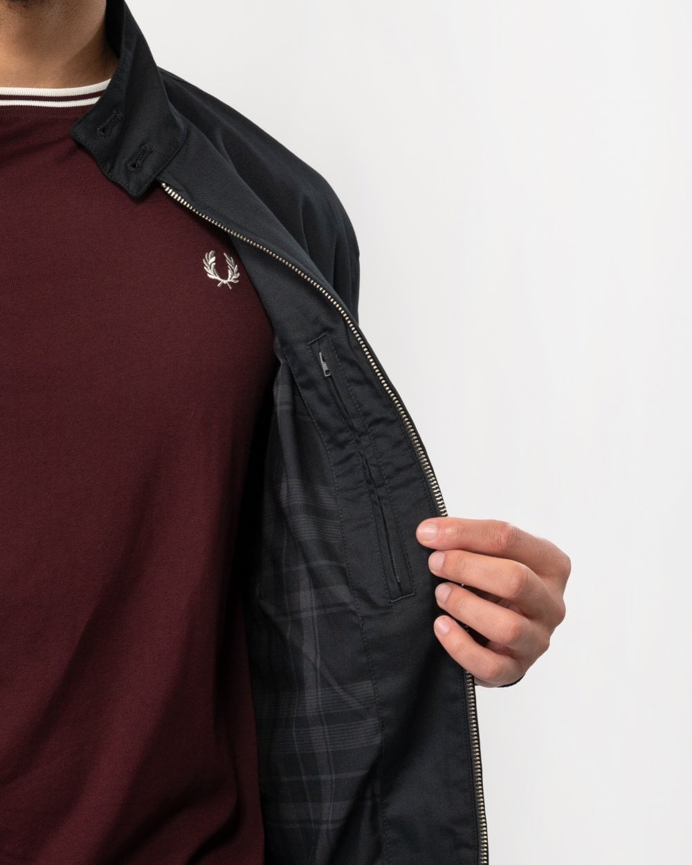 Fred Perry Fred Perry Harrington Mens Jacket