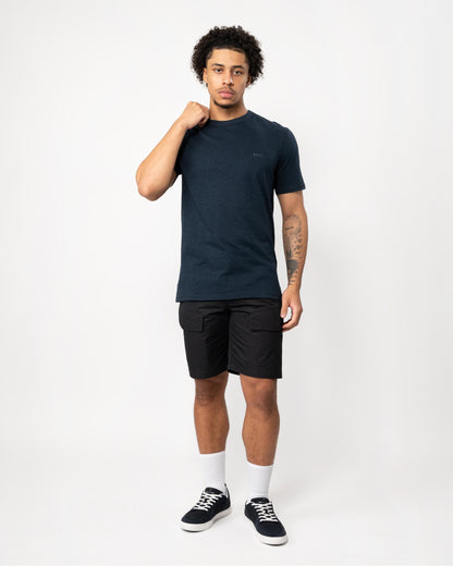 BOSS Orange Tegood Mens Crew Neck T-Shirt - Dark Blue 404