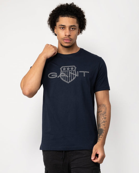 GANT GANT Mens Short Sleeve Logo T-Shirt