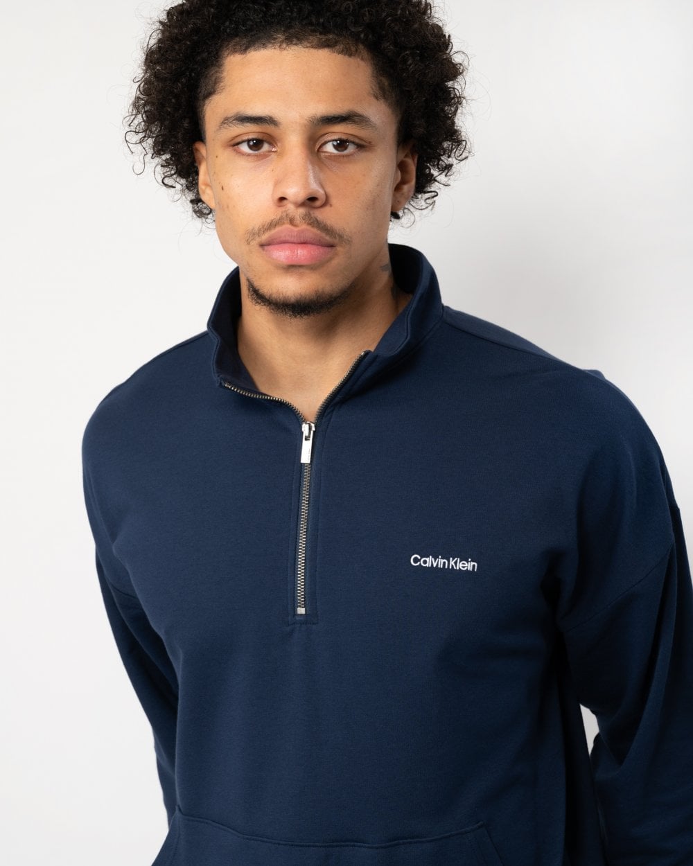 Calvin Klein Calvin Klein Modern Cotton Lounge Mens Long Sleeve Quarter Zip