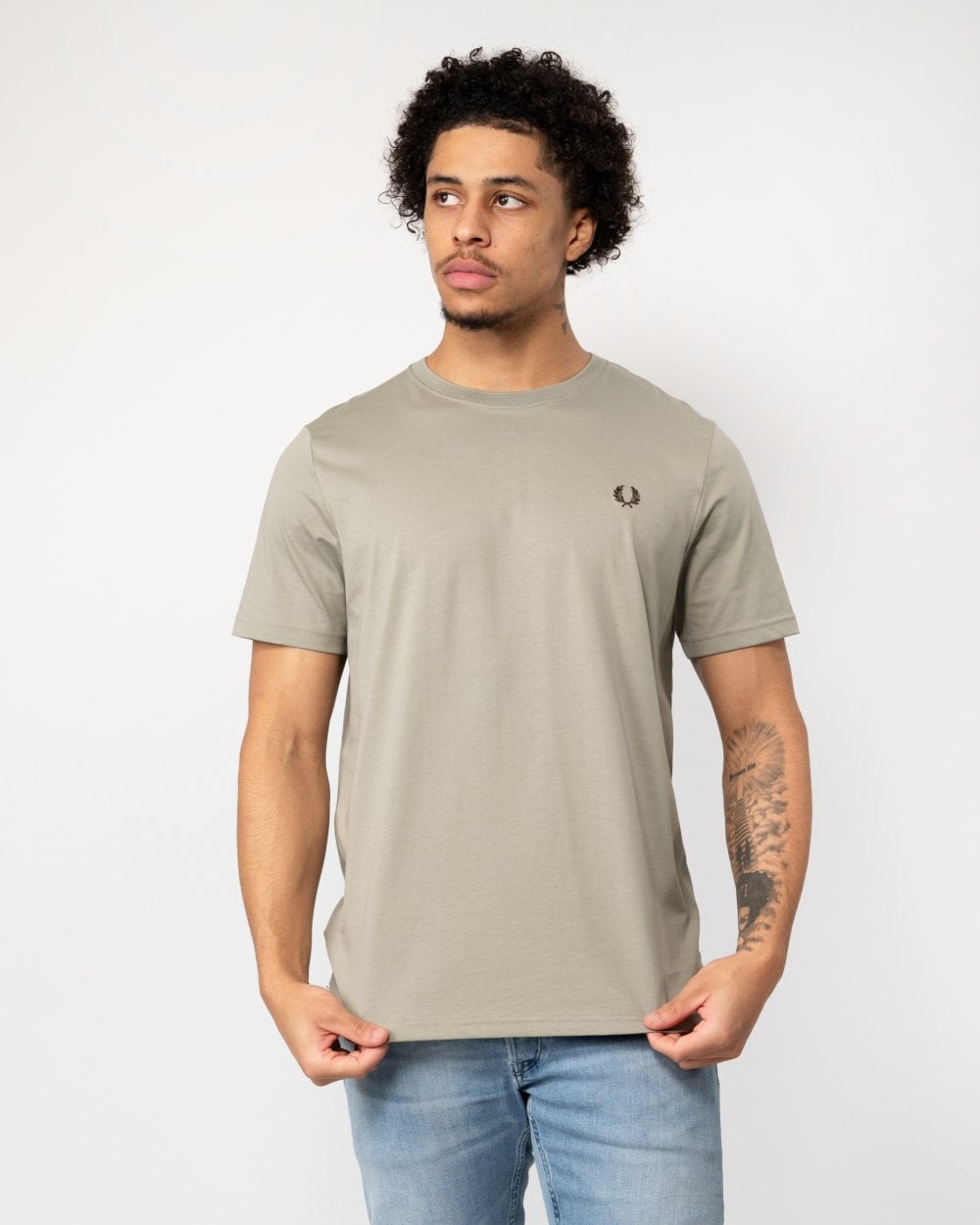 Fred Perry Mens Crew Neck T-Shirt