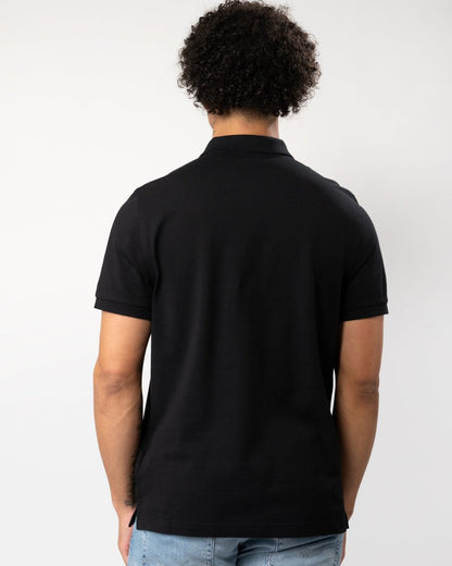 GANT Mens Regular Fit Short Sleeve Shield Logo Pique Polo NOS - 5 Black