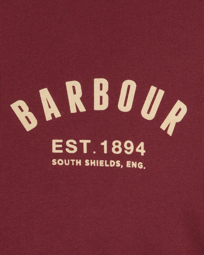 Barbour Preppy Mens T-Shirt - Ruby