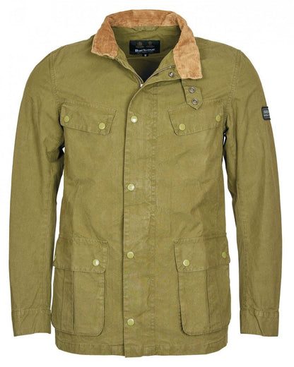 Barbour International Summer Wash Duke Mens Jacket - Dusky Green
