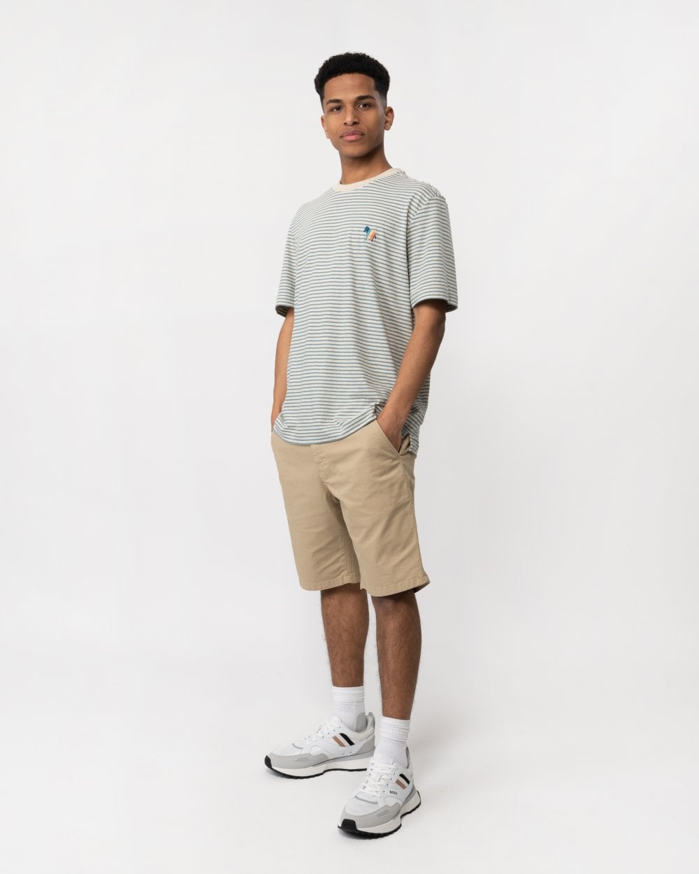 Paul Smith PS Paul Smith Mens Reg Fit Short Sleeve Broad Zebra T-Shirt
