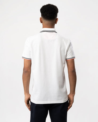 BOSS Green Paul Mens Short Sleeve Polo Shirt With Contrast Tipping - Natural 102