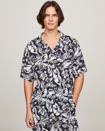 Tommy Hilfiger Mens Bowling Shirt