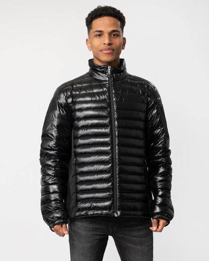 BOSS Green J Techno Mens Lightweight Water-Repellent Jacket With Down Filling
