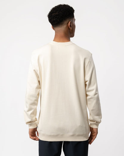 Fjallraven 1960 Logo Badge Mens Sweatshirt - Chalk White 113