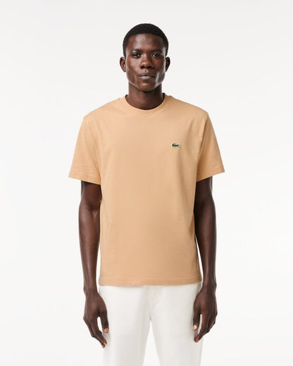 Lacoste Mens Classic Fit Cotton Jersey T-Shirt - Croissant IXQ