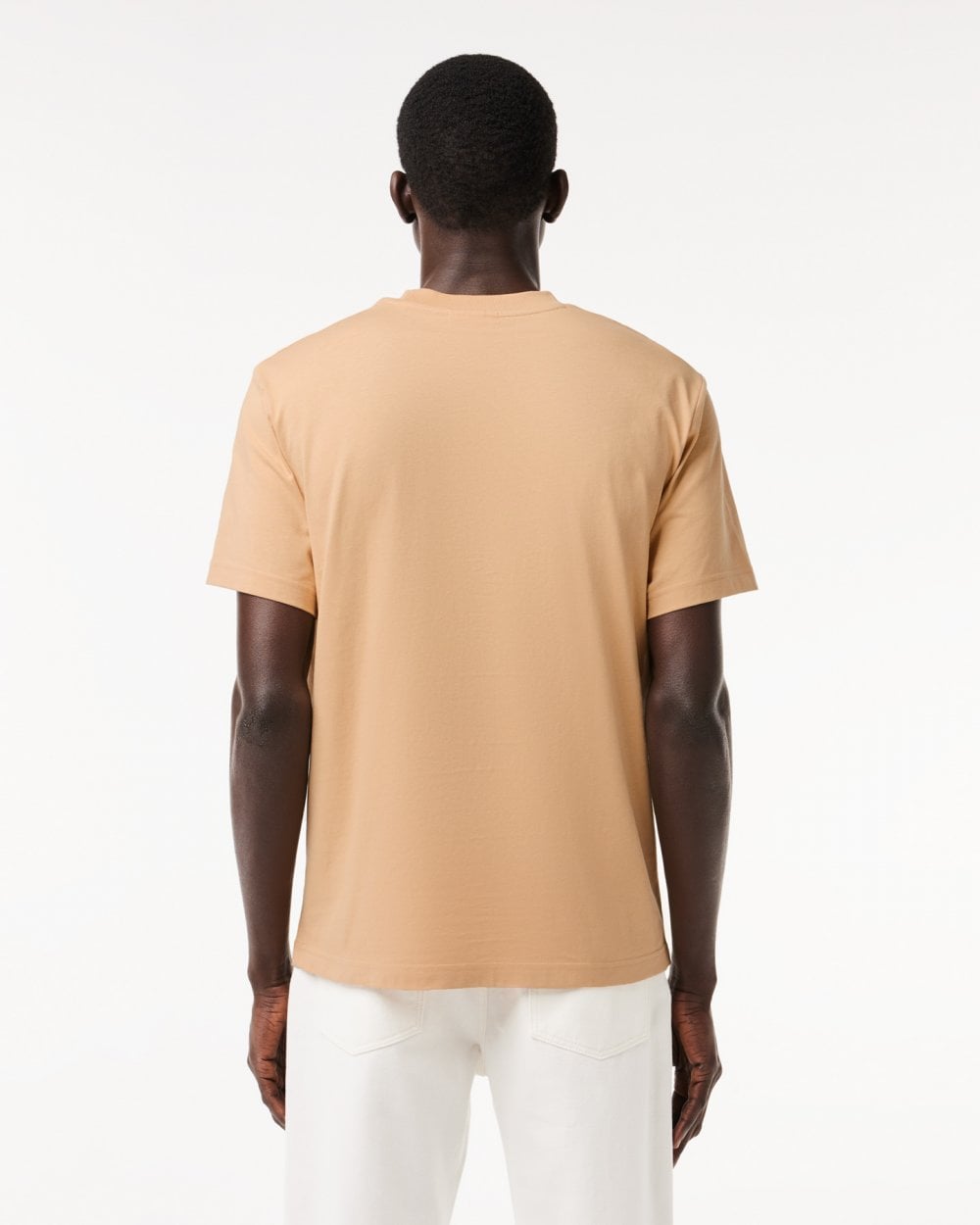 Lacoste Mens Classic Fit Cotton Jersey T-Shirt - Croissant IXQ