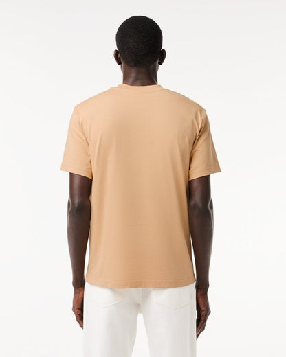 Lacoste Mens Classic Fit Cotton Jersey T-Shirt - Croissant IXQ