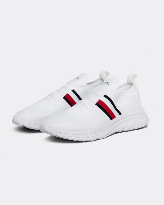 Tommy Hilfiger Essential Modern Runner Knit Stripe Mens Trainers
