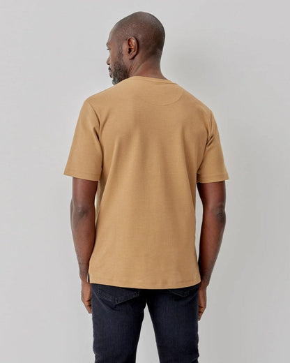 Oliver Sweeney Palmela Mens Crew Neck T-Shirt - Camel