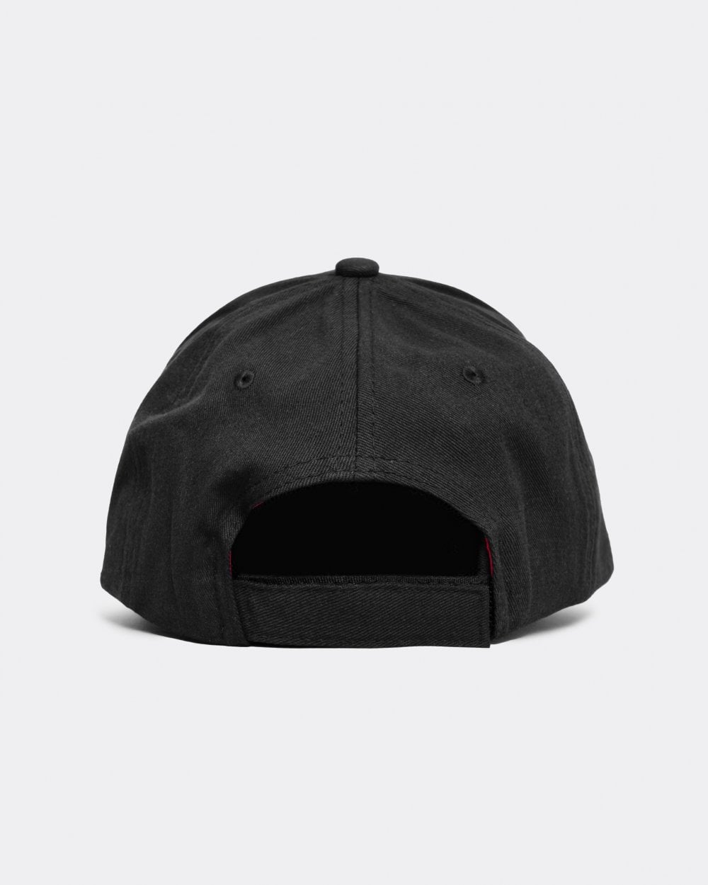 HUGO Men-X 581-RL Mens Cotton-Twill Cap With Red Logo Label - Black 001