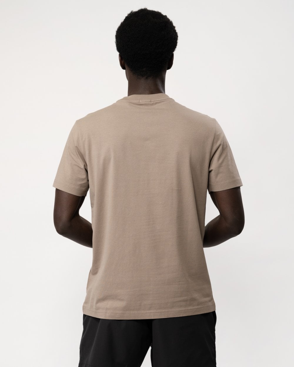 BOSS Green Tee Mens Stretch Cotton T-Shirt with Contrast Logo - Light/Pastel Green 334