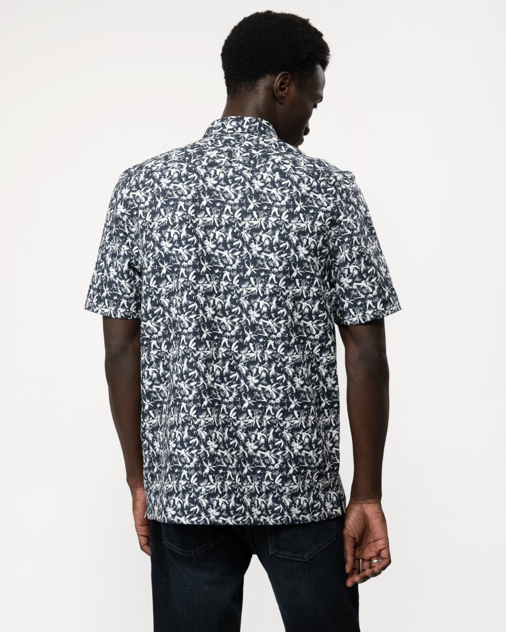 Ted Baker Ted Baker Tavaro Mens Short Sleeve Abstract Floral Print Shirt