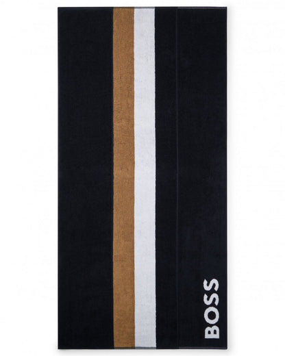BOSS Orange Signature-Stripe Beach Towel