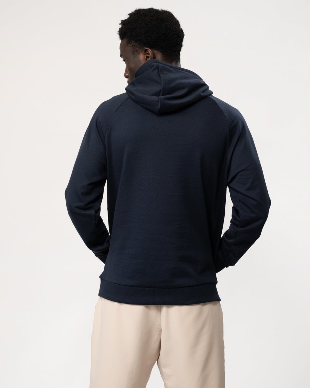BOSS Orange BOSS Orange Mens Cotton Terry Regular Fit Loungewear Hoodie with Double Monogram Logo 