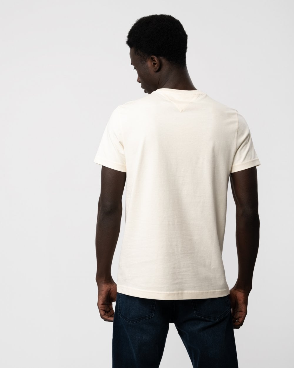 Tommy Hilfiger Tommy Logo Basic Mens T-Shirt - Calico