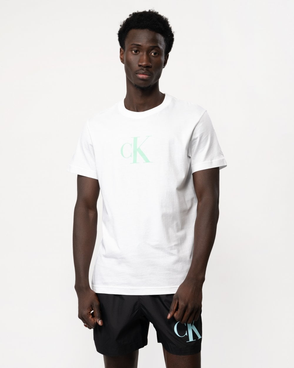 Calvin Klein CKJ Monogram Mens Crew Neck T-Shirt