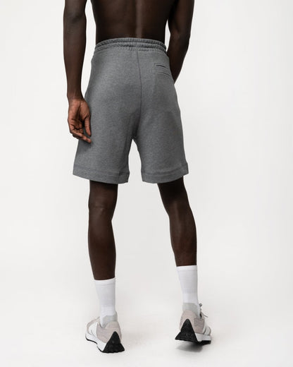 BOSS Orange Sewalk Mens Cotton-Terry Shorts With Logo Badge - Light/Pastel Grey 051