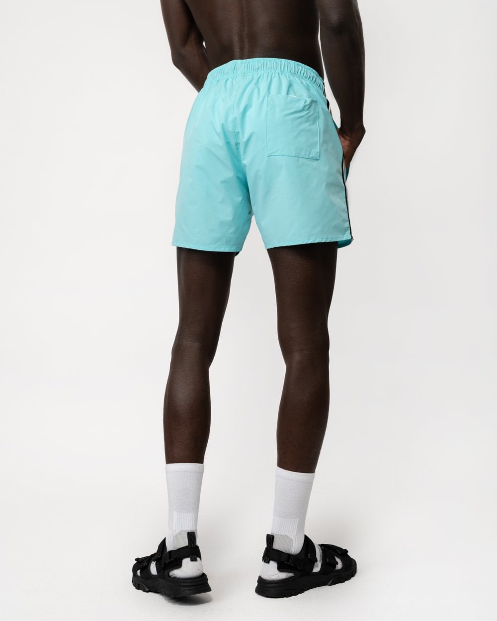 BOSS Orange Iconic Mens Swim Shorts - Turquoise/Aqua 442