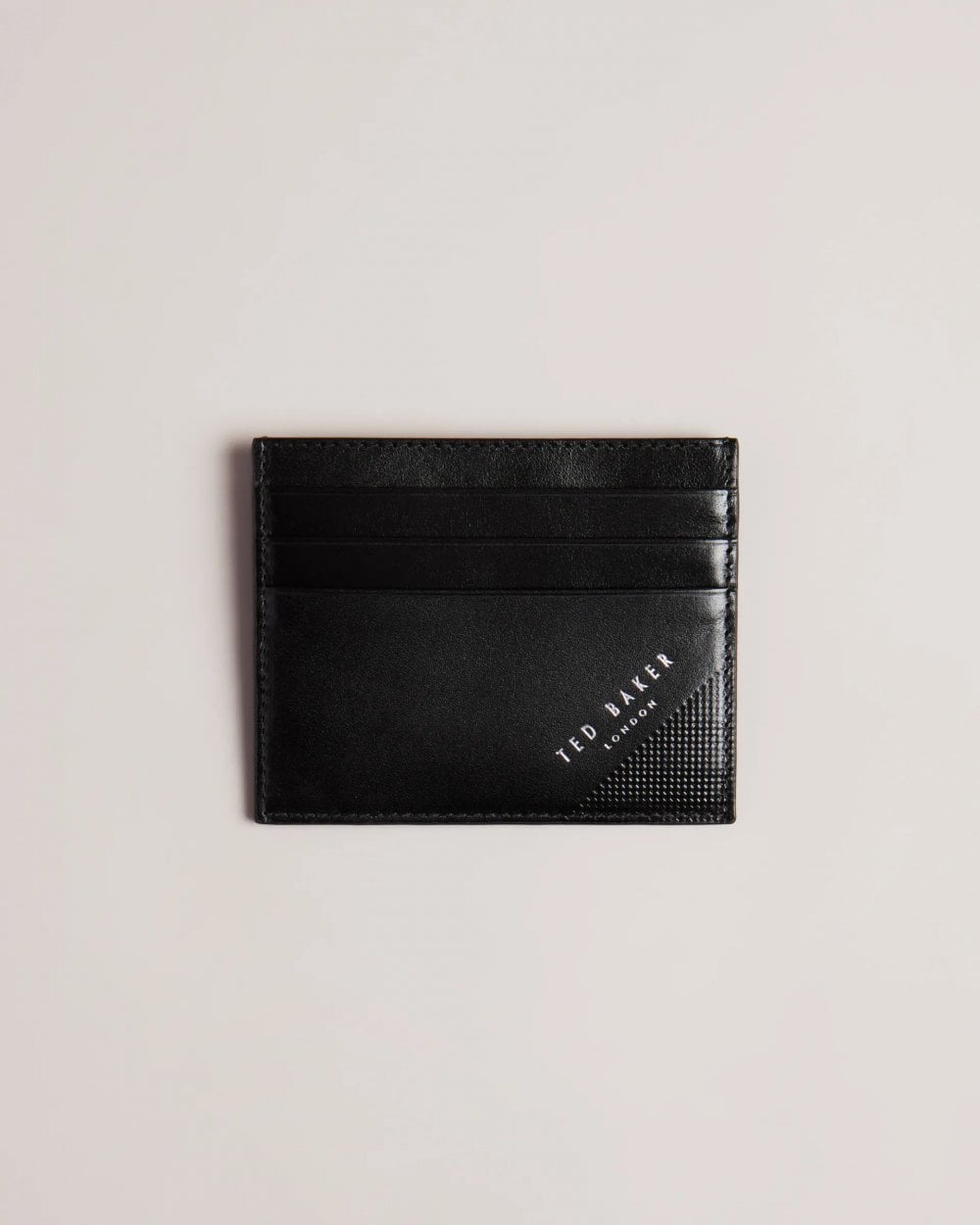 Ted Baker Raffle Mens Embossed Corner Leather Cardholder