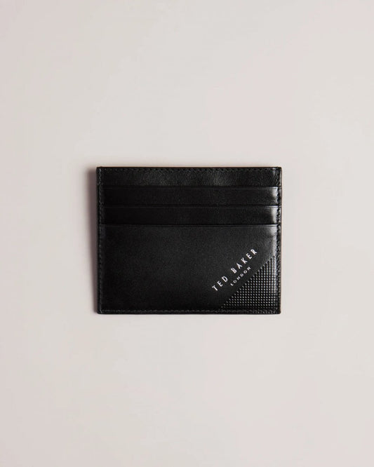 Ted Baker Raffle Mens Embossed Corner Leather Cardholder