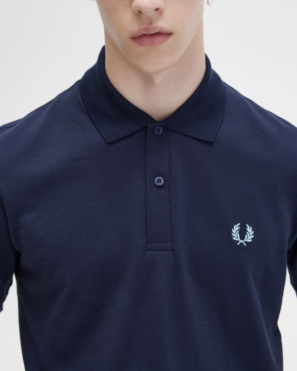 Fred Perry Mens Original Tennis Shirt NOS - Navy 795