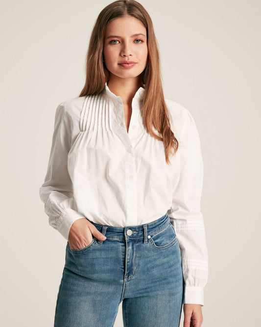 Joules Arabella Womens Pleated Blouse 224219
