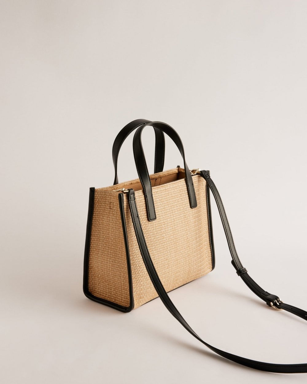 Ted Baker Paolina Womens Faux Raffia Small Icon Bag