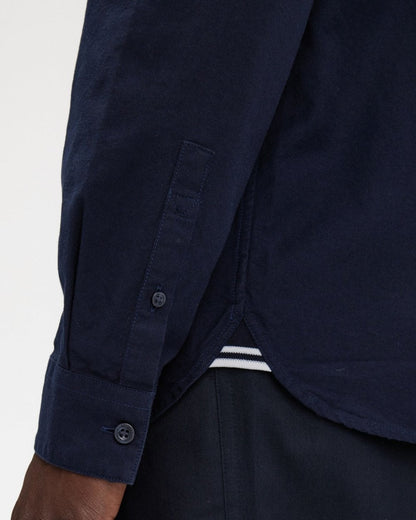 Fred Perry Mens Long Sleeve Oxford Shirt NOS - Navy 608