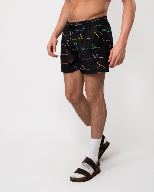 Paul Smith Paul Smith Mens Script Logo Swim Shorts