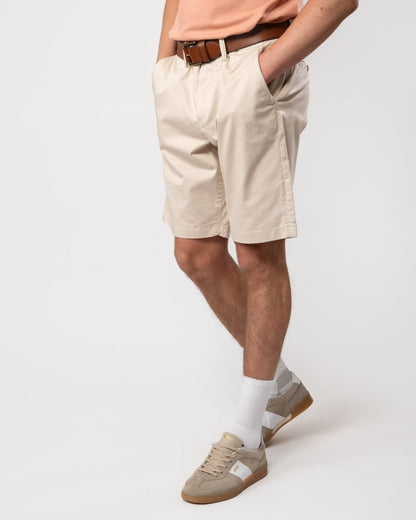 GANT Mens Relaxed Twill Shorts - 34 Putty