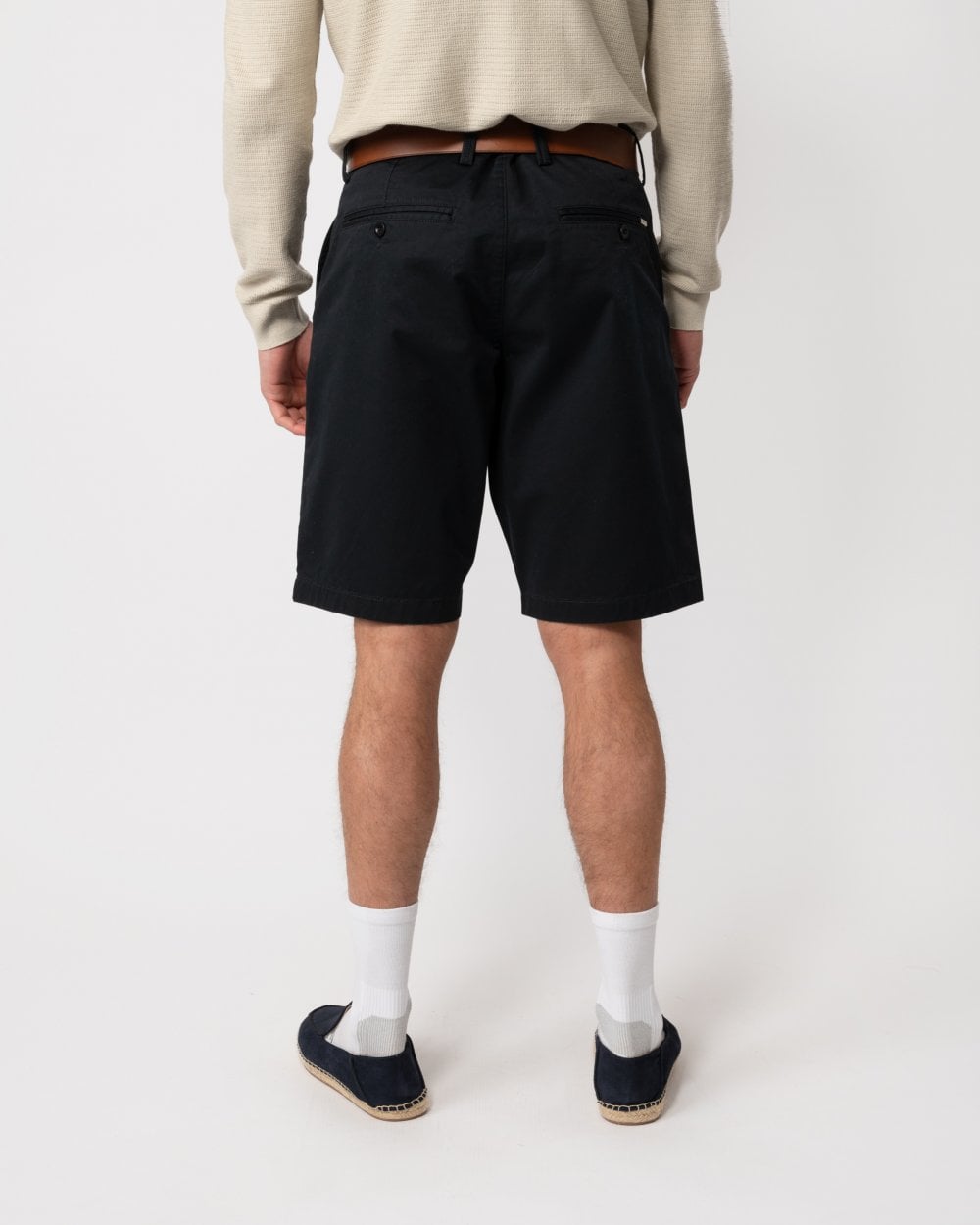 GANT Mens Relaxed Twill Shorts - 5 Black