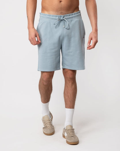 GANT Regular Fit Shield Logo Sweat Shorts - 474 Dove Blue