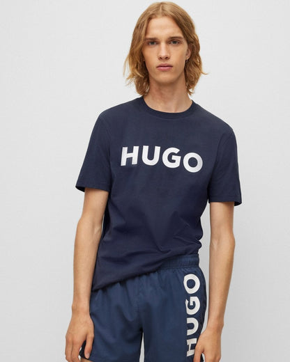 HUGO Dulivio Mens T-Shirt NOS - Dark Blue 405