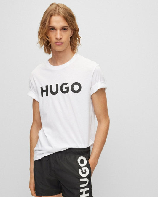 HUGO Dulivio Mens T-Shirt NOS - White 120