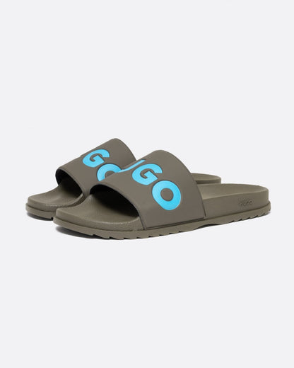 HUGO Match Mens Slides With Logo Strap