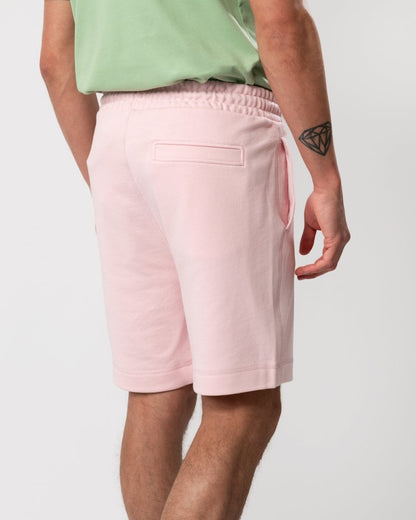 BOSS Orange Sewalk Mens Cotton-Terry Shorts With Logo Badge - Light/Pastel Pink 682