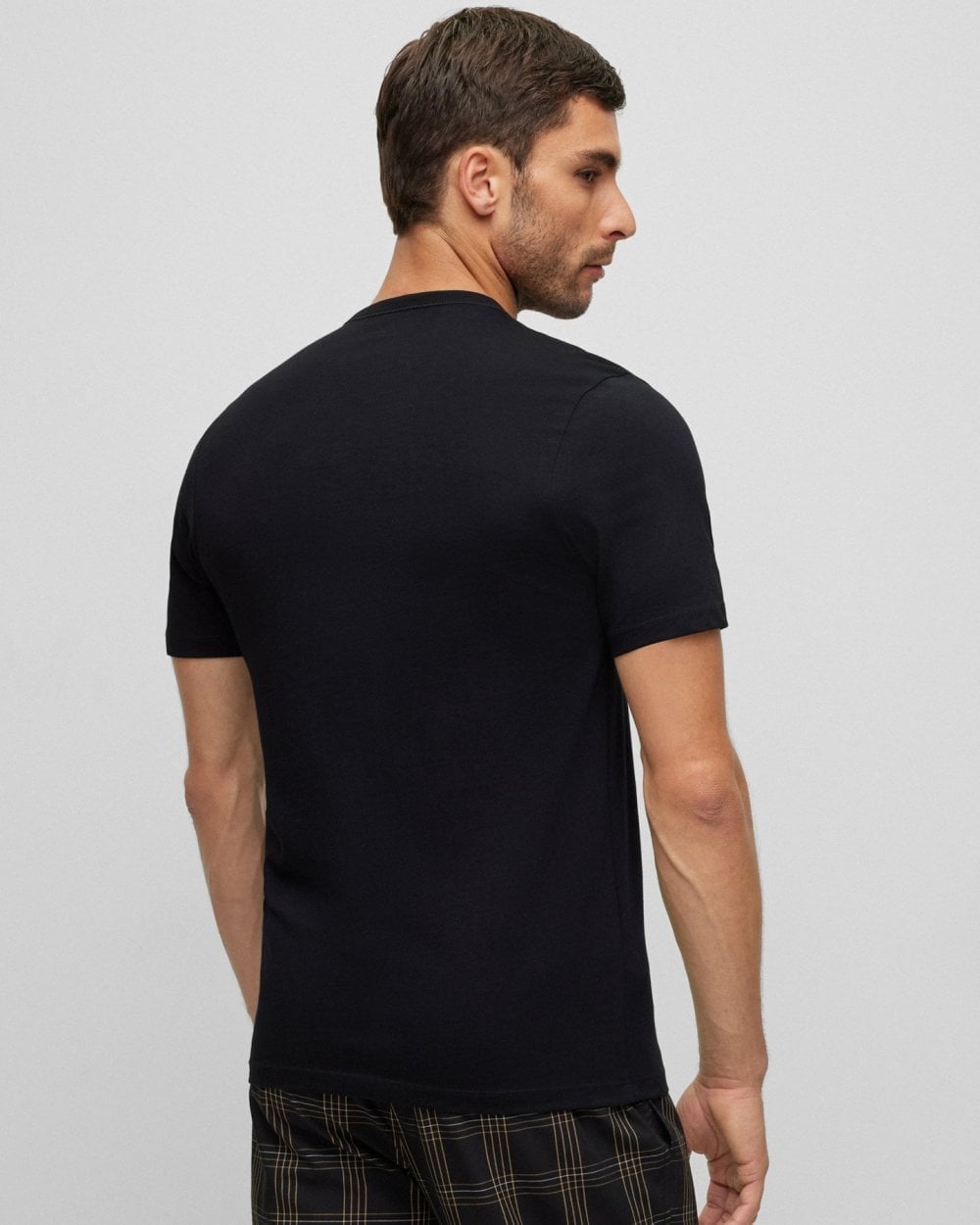 BOSS Orange 3 Pack Classic Regular Fit Crew Neck Mens T-Shirts NOS - Black 001