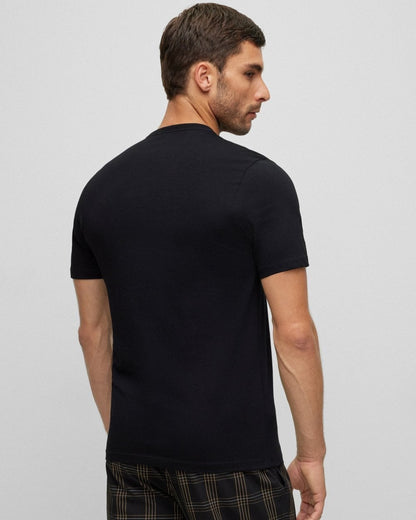 BOSS Orange 3 Pack Classic Regular Fit Crew Neck Mens T-Shirts NOS - Black 001