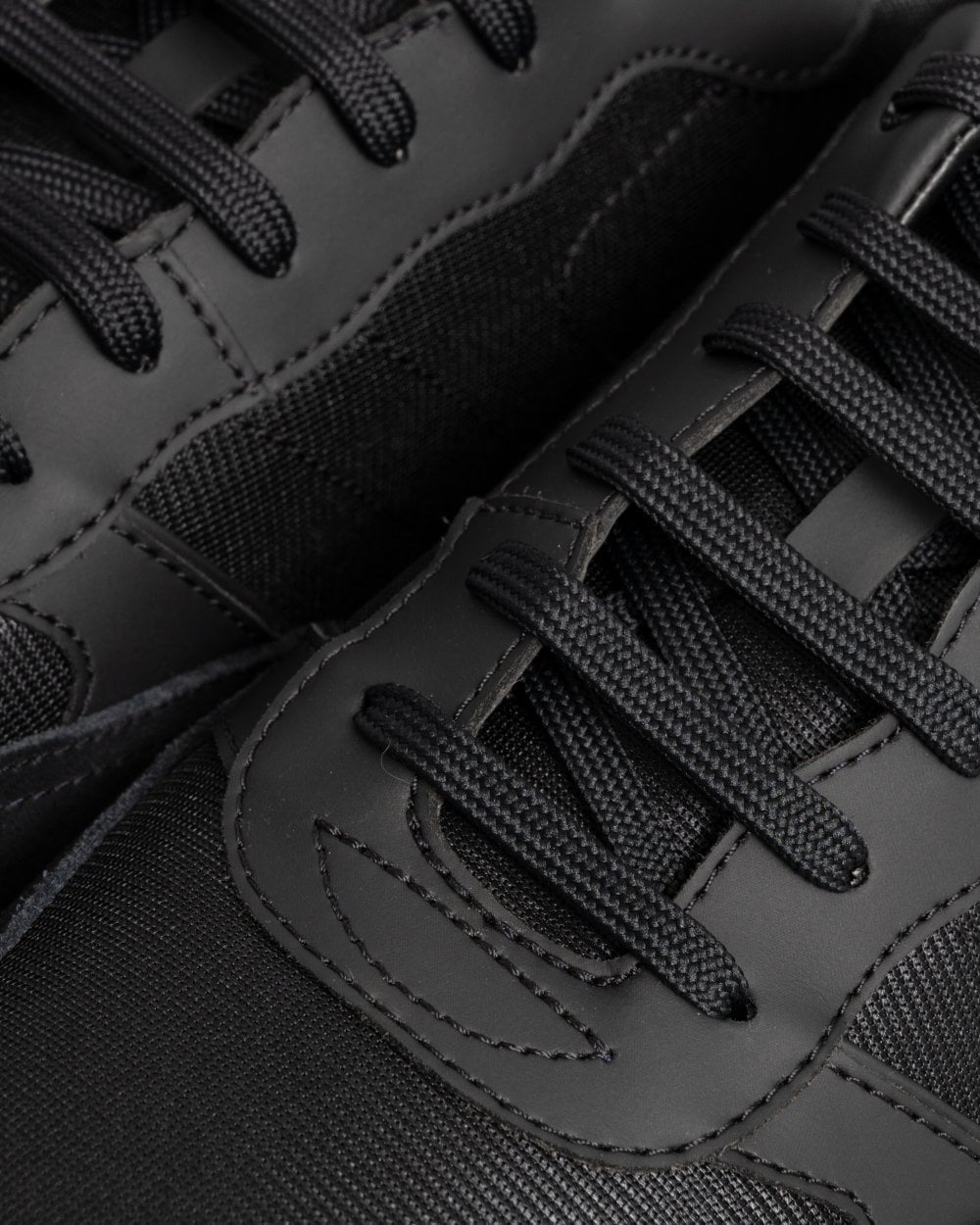 BOSS Orange Parkour L Mens Running Style Trainers In Mixed Materials With Logo Details NOS - Black 001