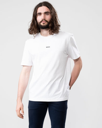 BOSS Orange TChup Mens Crew Neck Small Logo T-Shirt NOS